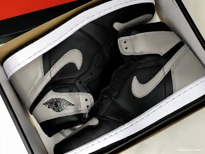Cheap 555088-013 Black 1 Retro Air Shadow Jordan High OG Grey 0420
